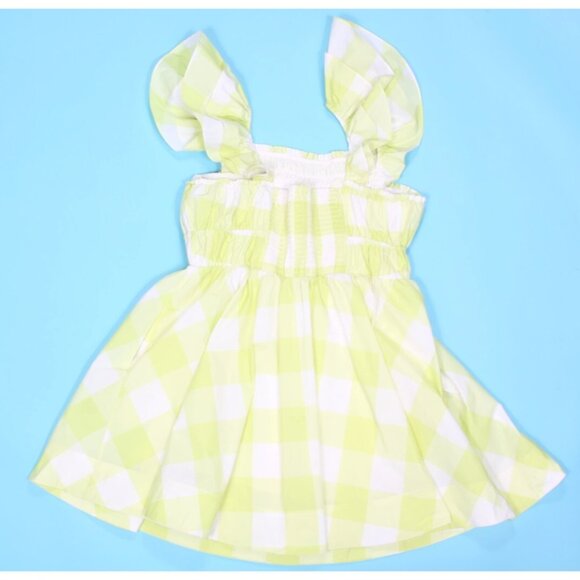 New Anthropologie Maeve Square-Neck Flutter-Sleeve Shirred Dress sz XL NWT /414 - Picture 5 of 8